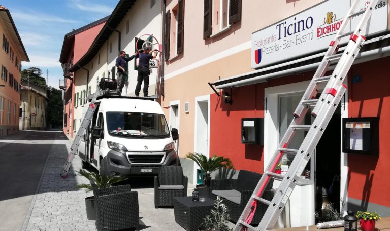 Nuove insegne Ristorante Ticino